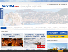 Tablet Screenshot of novumtravel.pl